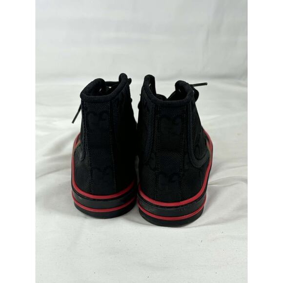 Gucci Tennis 1977 High Top GG Sneakers Black  US 9 SPB JA-364541 main image 4